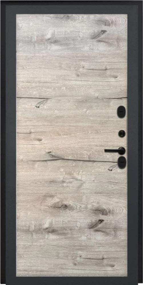 Входная дверь ДвериПРО Elfy Без фрезеровки Дуб пацифик горизонт DPRO196729 внутренняя сторона