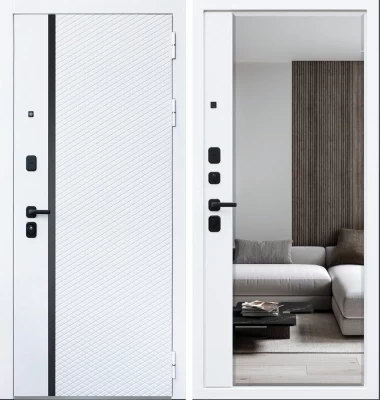 Дверь Ливерпуль с зеркалом