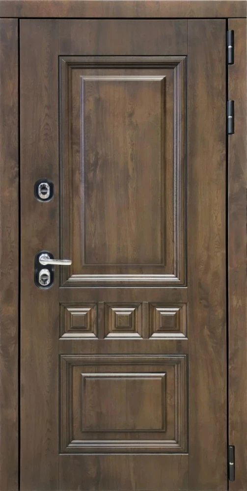 Входная дверь ДвериПРО Аура ФЛ-677 (10мм, белый матовый) DPRO200228 внешняя сторона