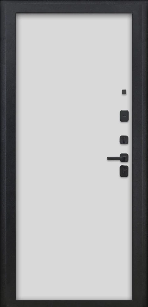 Входная дверь ДвериПРО Модель L-48 Гладкая белый матовый DPRO220844 внутренняя сторона