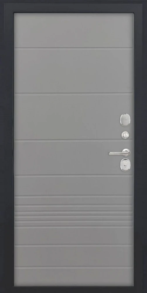 Входная дверь ДвериПРО Модель L-46 ФЛ-700 (10мм, ясень грей) DPRO198019 внутренняя сторона