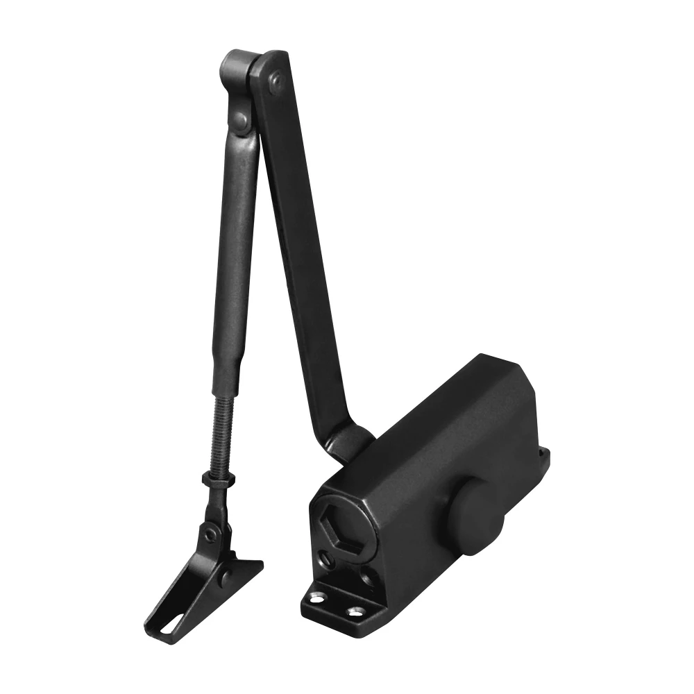 Фото Доводчик дверной DCTR50-100 (TDR-100) 50-100кг BL черный