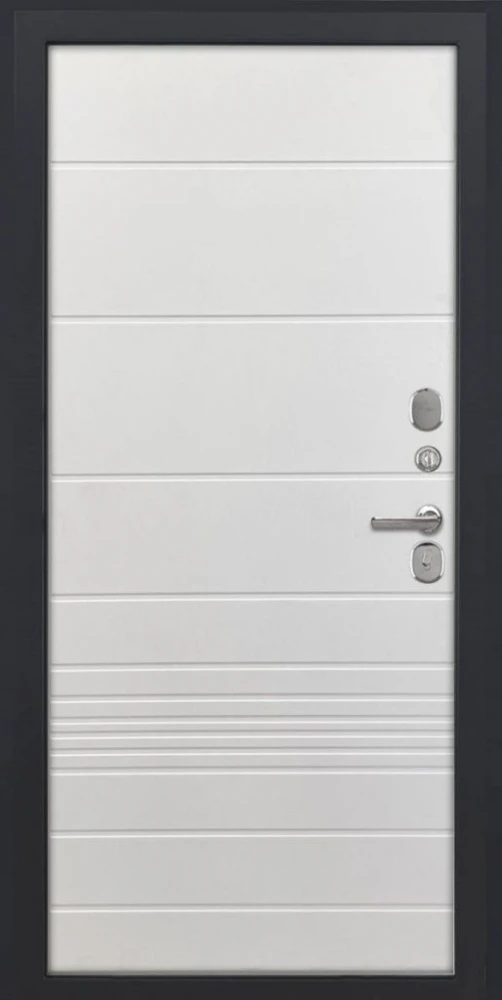 Входная дверь ДвериПРО Модель L-48 ФЛ-700 (10мм, ясень белый) DPRO200239 внутренняя сторона