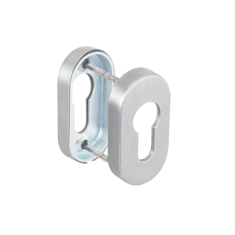 Фото Накладка под цилиндр ET.R.DSS201-02P (DSS-02P-ET) INOX 201 (овальное основание)