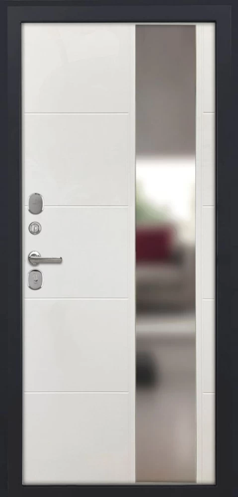 Входная дверь ДвериПРО L-45 ФЛЗ-649 капучино (зеркало) DPRO196792 внутренняя сторона