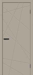 Межкомнатная дверь Граффити-5.Д.П Clay Silk BR6491