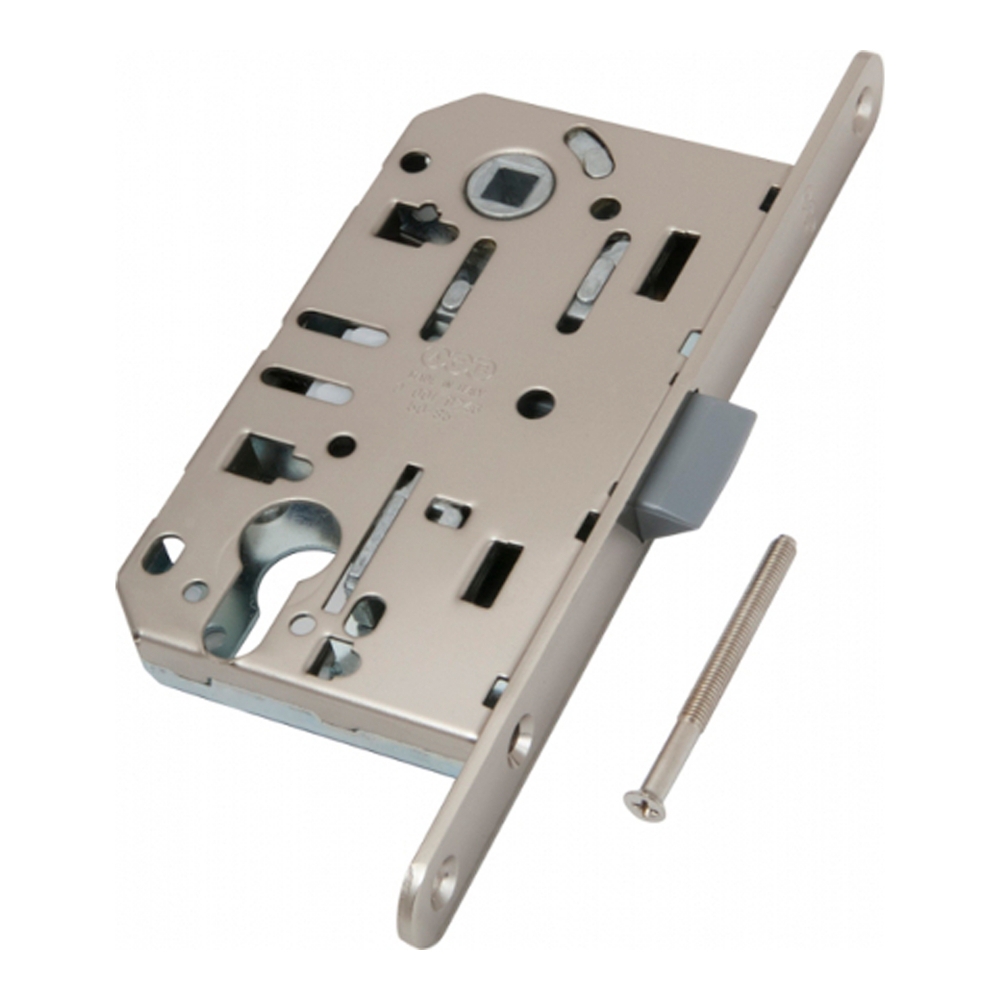 Фото Корпус врезного замка под цилиндр MEDIANA EVOLUTION B01103.50.34 (матовый хром)