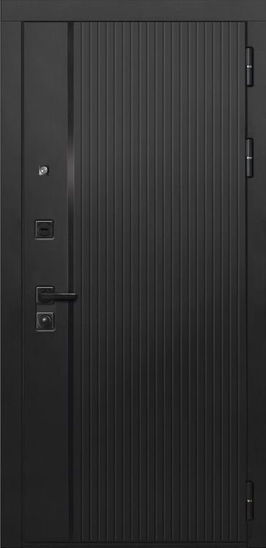 Входная дверь ДвериПРО L-45 ФЛ-259 (10мм, дуб с пилением) DPRO195393 внешняя сторона