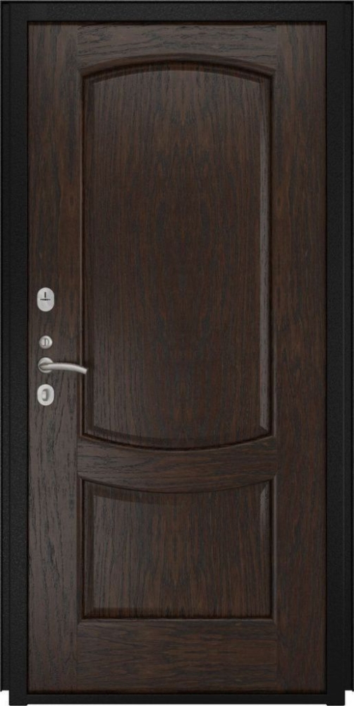 Входная дверь ДвериПРО Elfy Лаура-2 (16мм, мореный дуб) DPRO197009 внутренняя сторона