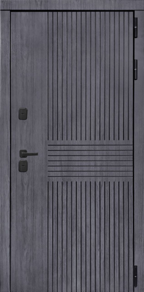 Входная дверь ДвериПРО Берген ФЛ-707 (10мм, белый софт) DPRO196594 внешняя сторона